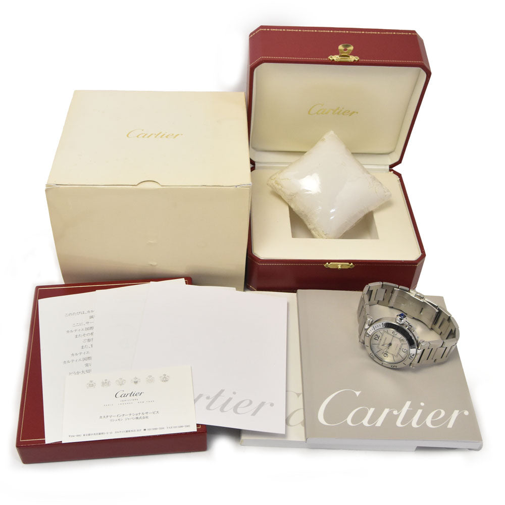 with paper CARTIER Pacha Sea timer W31080M7 Silver Dial Automatic Men's
 Watch N#145660