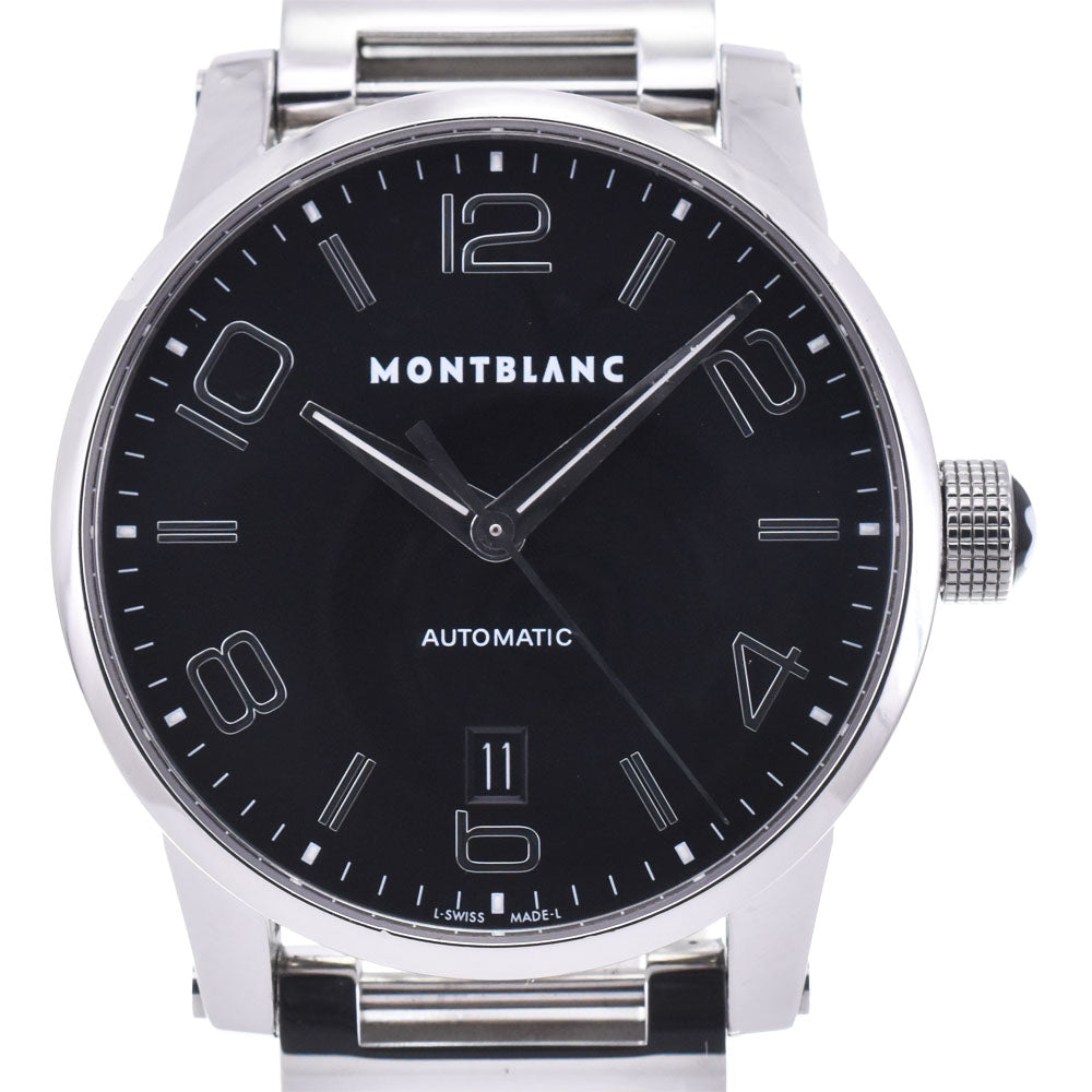 MONTBLANC Time walker 7210 see-through back black Dial Automatic Men's
 Watch Q#145678