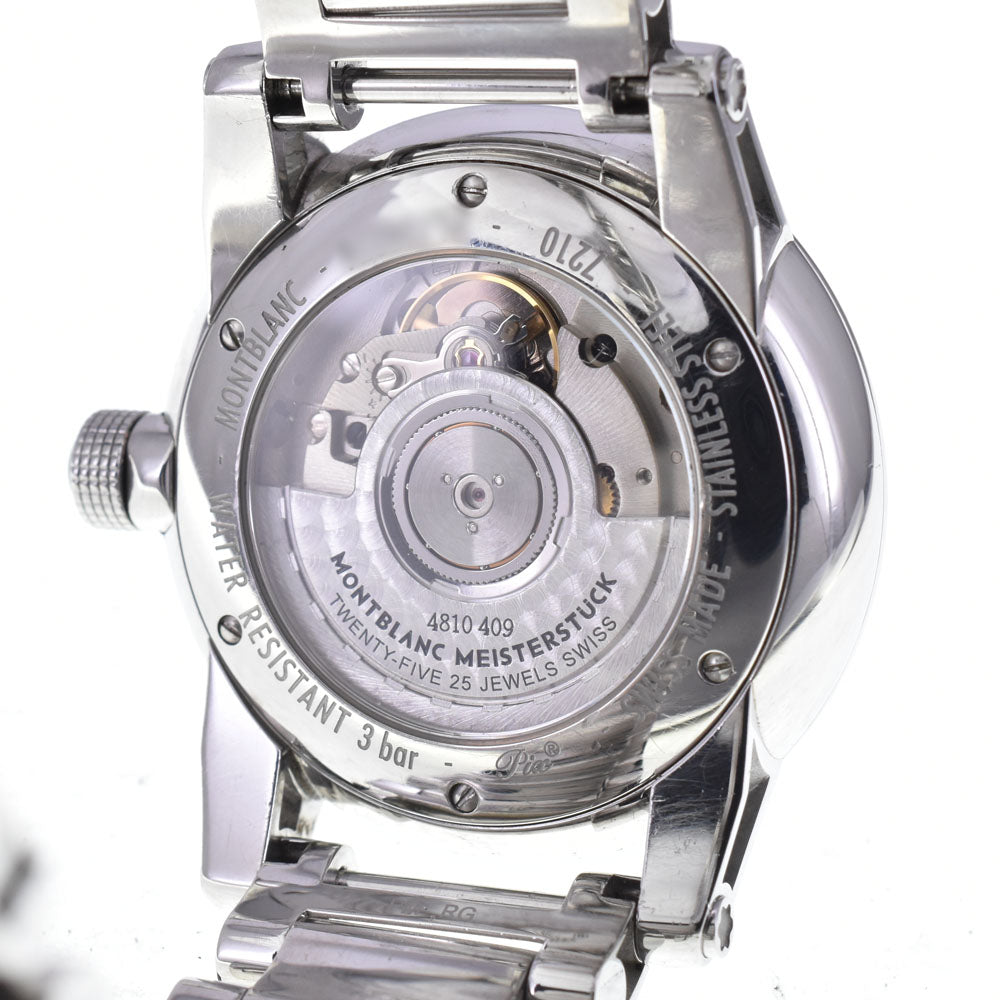 MONTBLANC Time walker 7210 see-through back black Dial Automatic Men's
 Watch Q#145678