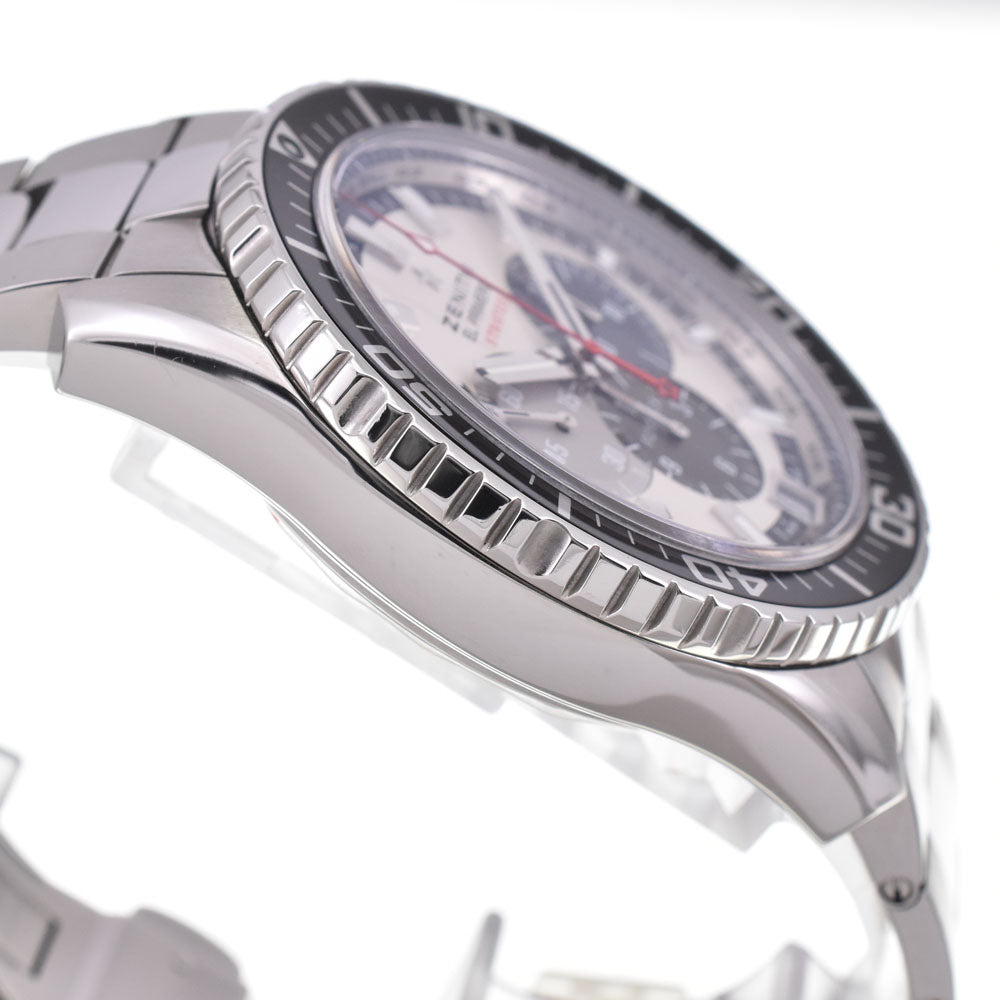 with paper ZENITH El Primero Stratos Flyback 03.2066.405 Silver Dial Automatic Men's
 Watch M#145711