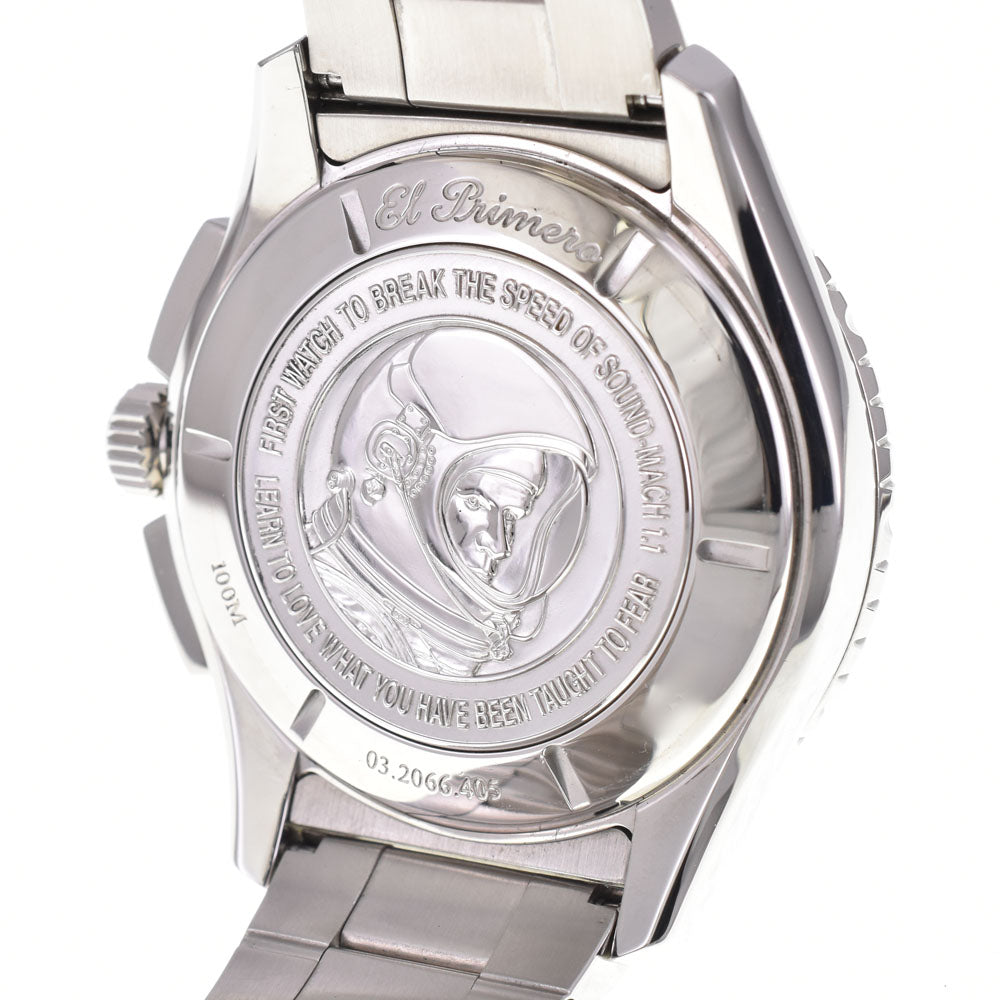 with paper ZENITH El Primero Stratos Flyback 03.2066.405 Silver Dial Automatic Men's
 Watch M#145711