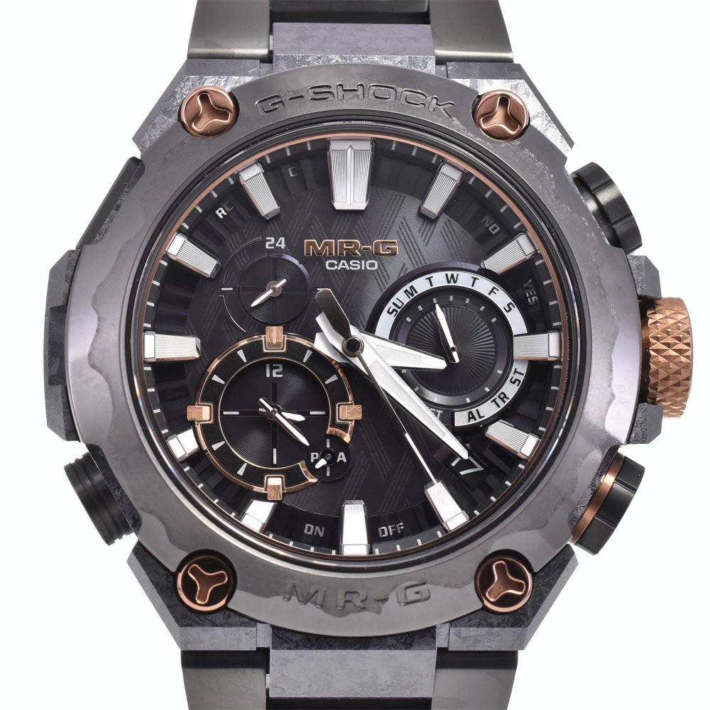with paper CASIO G-SHOCK MRG-B2000JS-1AJR Limited to 800 worldwide black Dial Radio Sync Solar Men's
 Watch M#145727