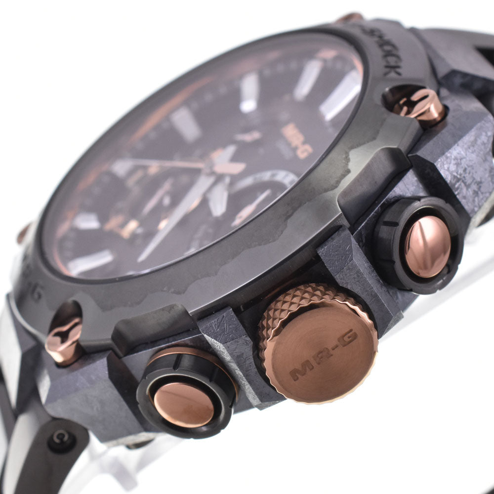 with paper CASIO G-SHOCK MRG-B2000JS-1AJR Limited to 800 worldwide black Dial Radio Sync Solar Men's
 Watch M#145727