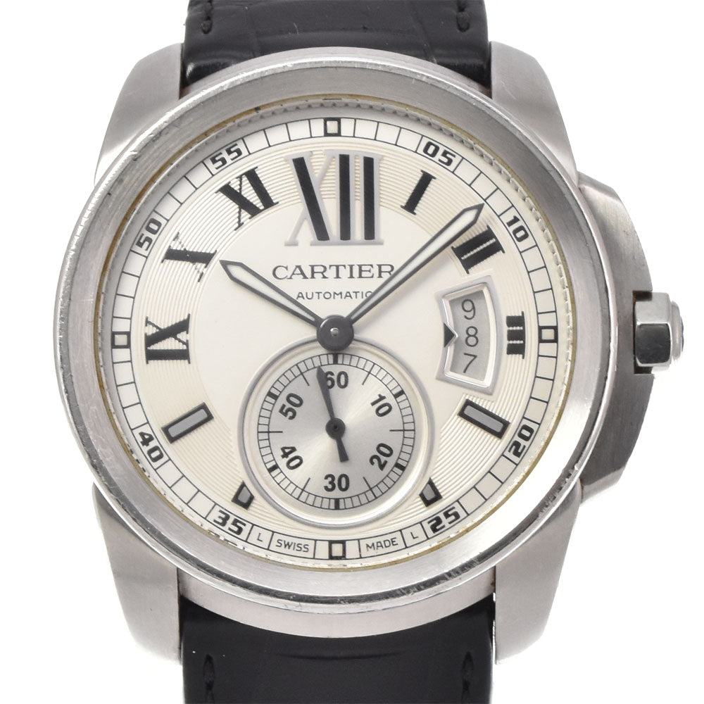 CARTIER Calibur de Cartier W7100037 Small second date Silver Dial Automatic Men's
 Watch M#145739