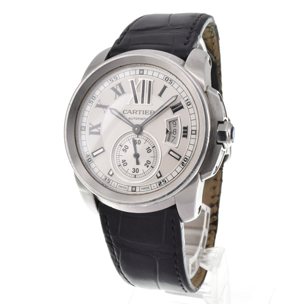 CARTIER Calibur de Cartier W7100037 Small second date Silver Dial Automatic Men's
 Watch N#145739