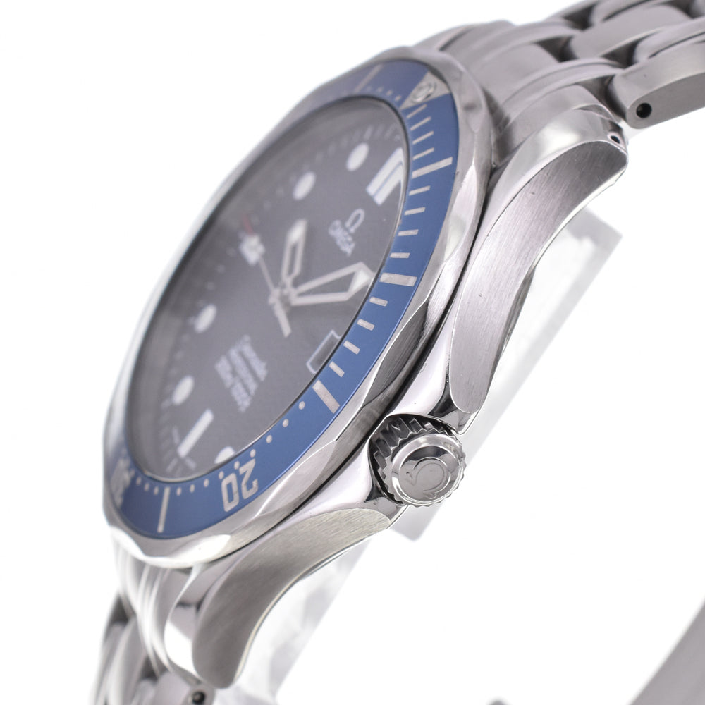 with paper OMEGA Seamaster 300m 2541.80 Date blue Dial Quartz Men's
 Watch N#145740