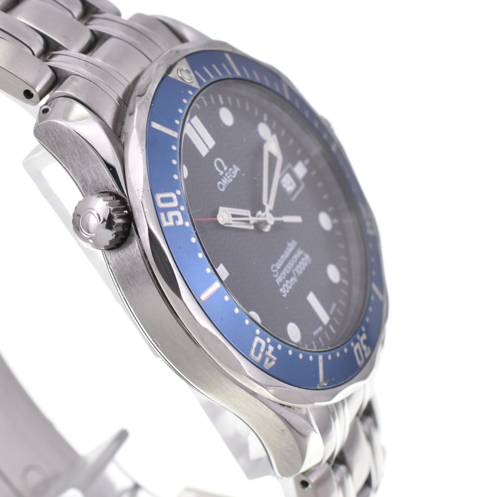 with paper OMEGA Seamaster 300m 2541.80 Date blue Dial Quartz Men's
 Watch N#145740