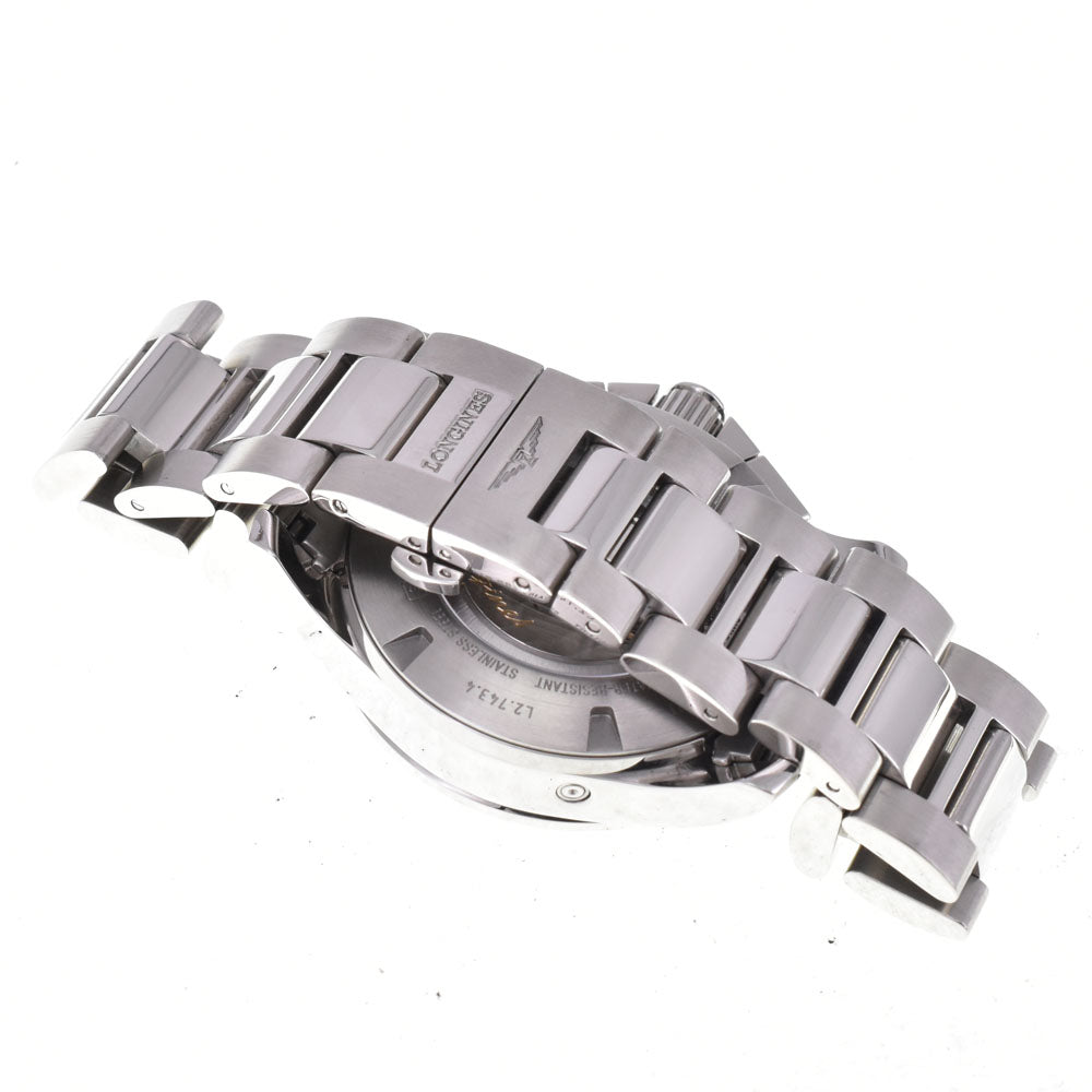 with paper LONGINES Conquest L2.743.4 Chronograph Date black Dial Automatic Men's
 Watch N#145746