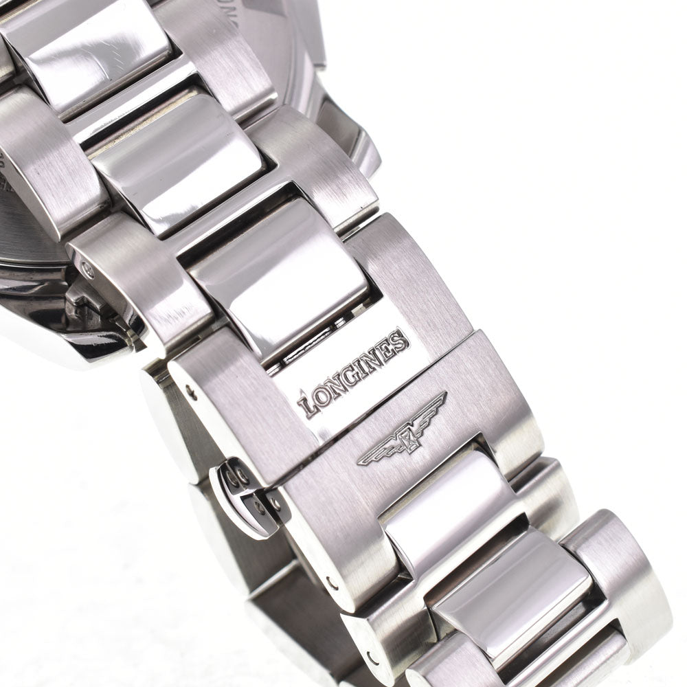 with paper LONGINES Conquest L2.743.4 Chronograph Date black Dial Automatic Men's
 Watch N#145746