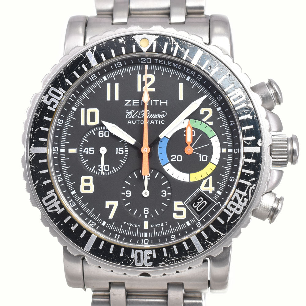 ZENITH El Primero Rainbow Flyback 02.0480.405 Chronograph black Dial Automatic Men's
 Watch E#145756