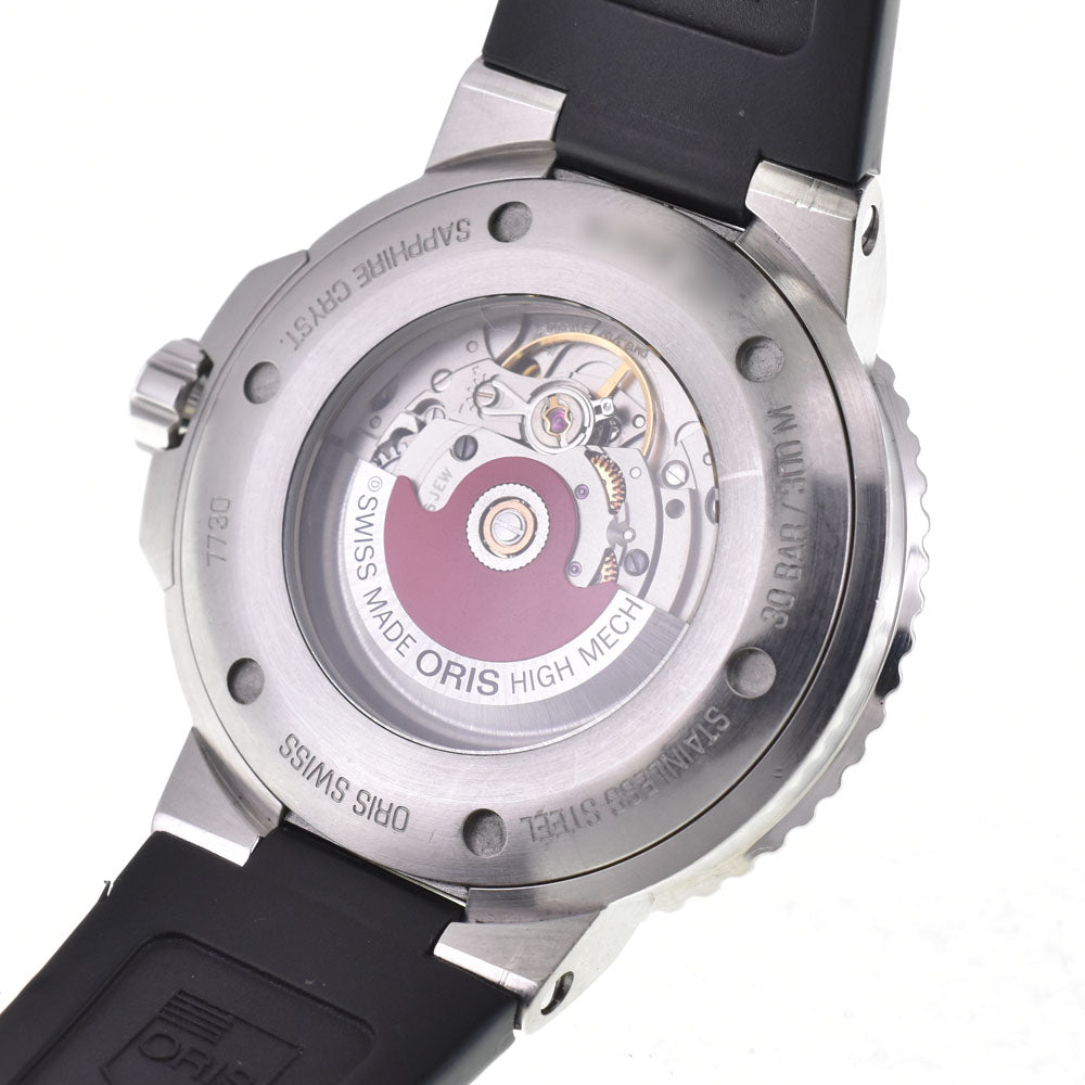 with paper ORIS Aquis Date 01 733 7730 4134 black Dial Automatic Men's
 Watch N#145760