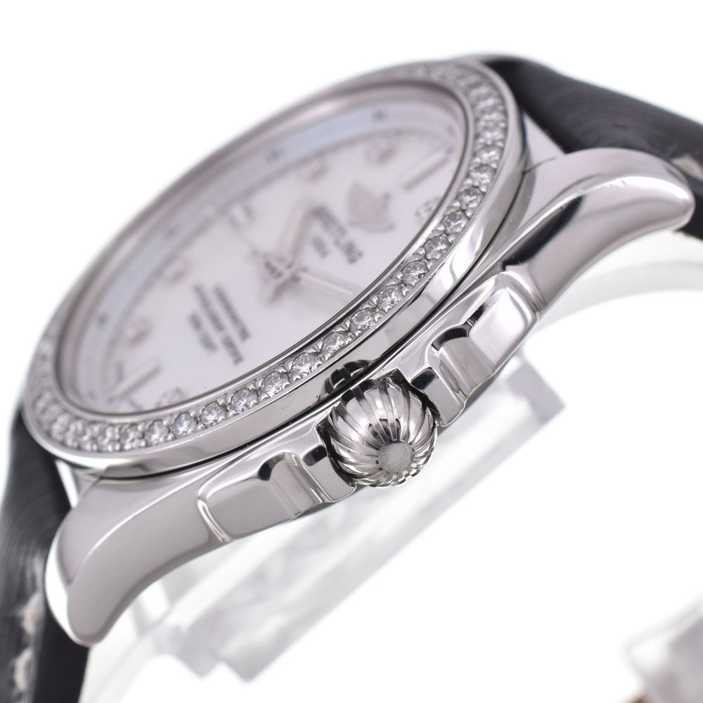 with paper BREITLING Galactic 36 A7433053/A780 Diamond Bezel White shell Dial Quartz Ladies
 Watch N#145767