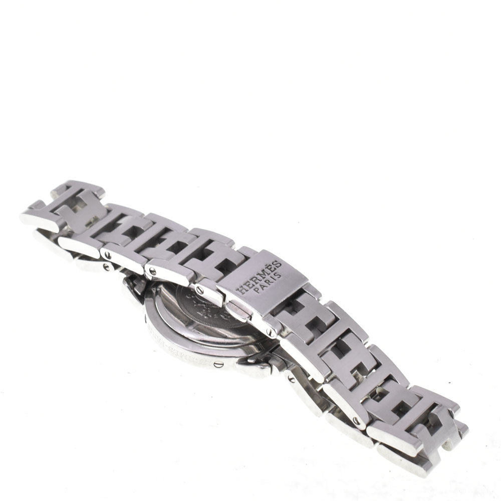 HERMES Clipper CL4.210 D buckle white Dial Quartz Ladies
 Watch N#145777