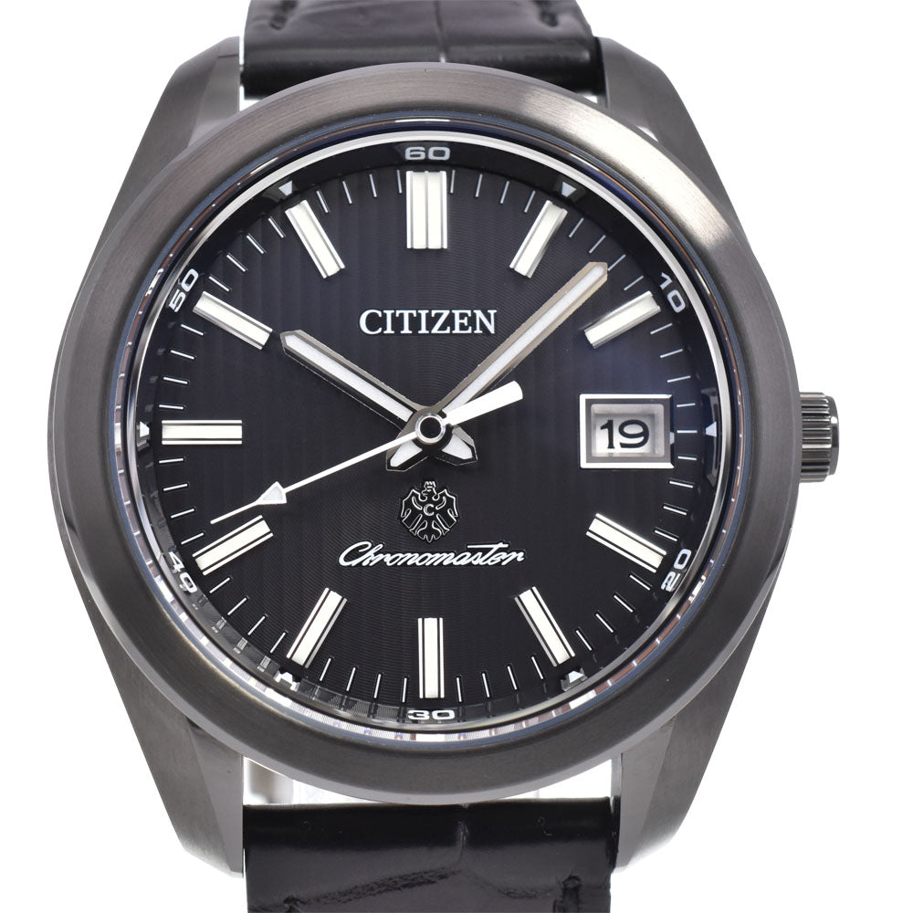 with paper CITIZEN The citizen AQ4054-01E Eco Drive black Dial Solar Men's
 Watch M#145792