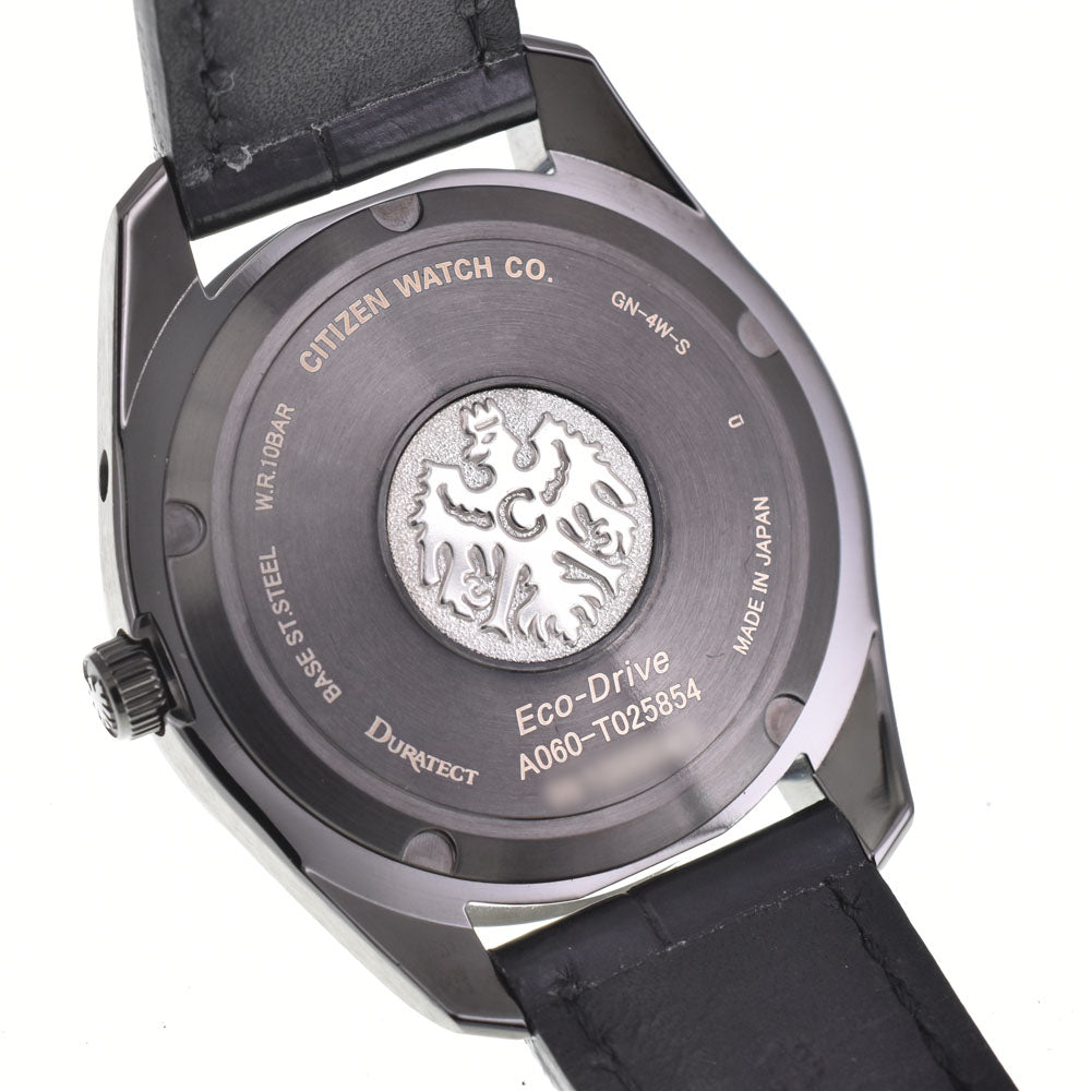 with paper CITIZEN The citizen AQ4054-01E Eco Drive black Dial Solar Men's
 Watch M#145792