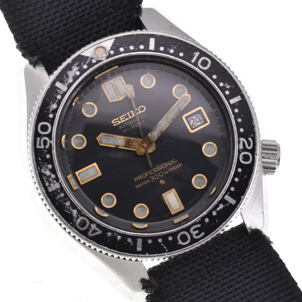 SEIKO Professional diver 300m 6159-7000 vintage HI-BEAT black Dial Automatic Men's
 Watch M#145796