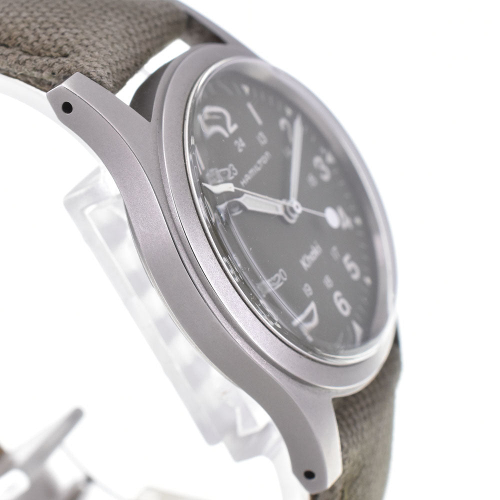 HAMILTON khaki 9415A olive Dial Hand Winding Boy's
 Watch N#145801