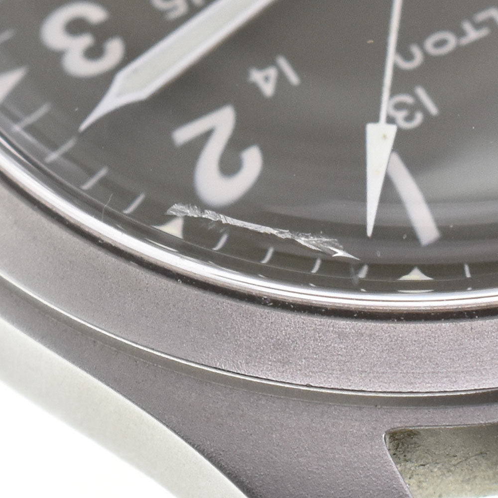 HAMILTON khaki 9415A olive Dial Hand Winding Boy's
 Watch N#145801