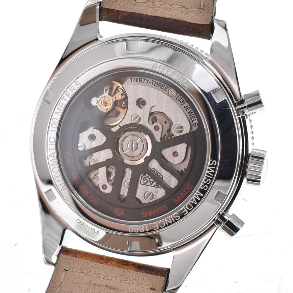 with paper TAG HEUER Otavia Heritage CBE2110.FC8226 Caliber Heuer 02 black Dial Automatic Men's
 Watch N#145811