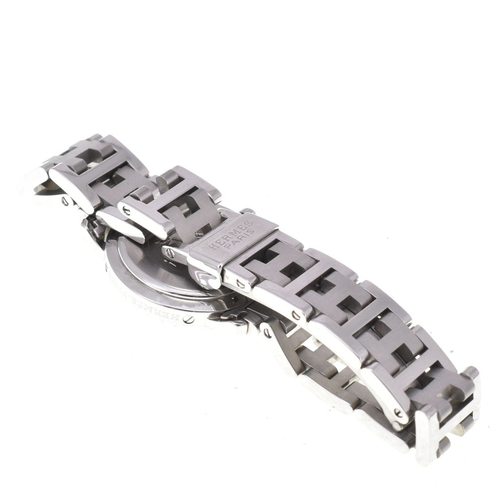 HERMES Clipper CL4.210 D buckle white Dial Quartz Ladies
 Watch O#145817