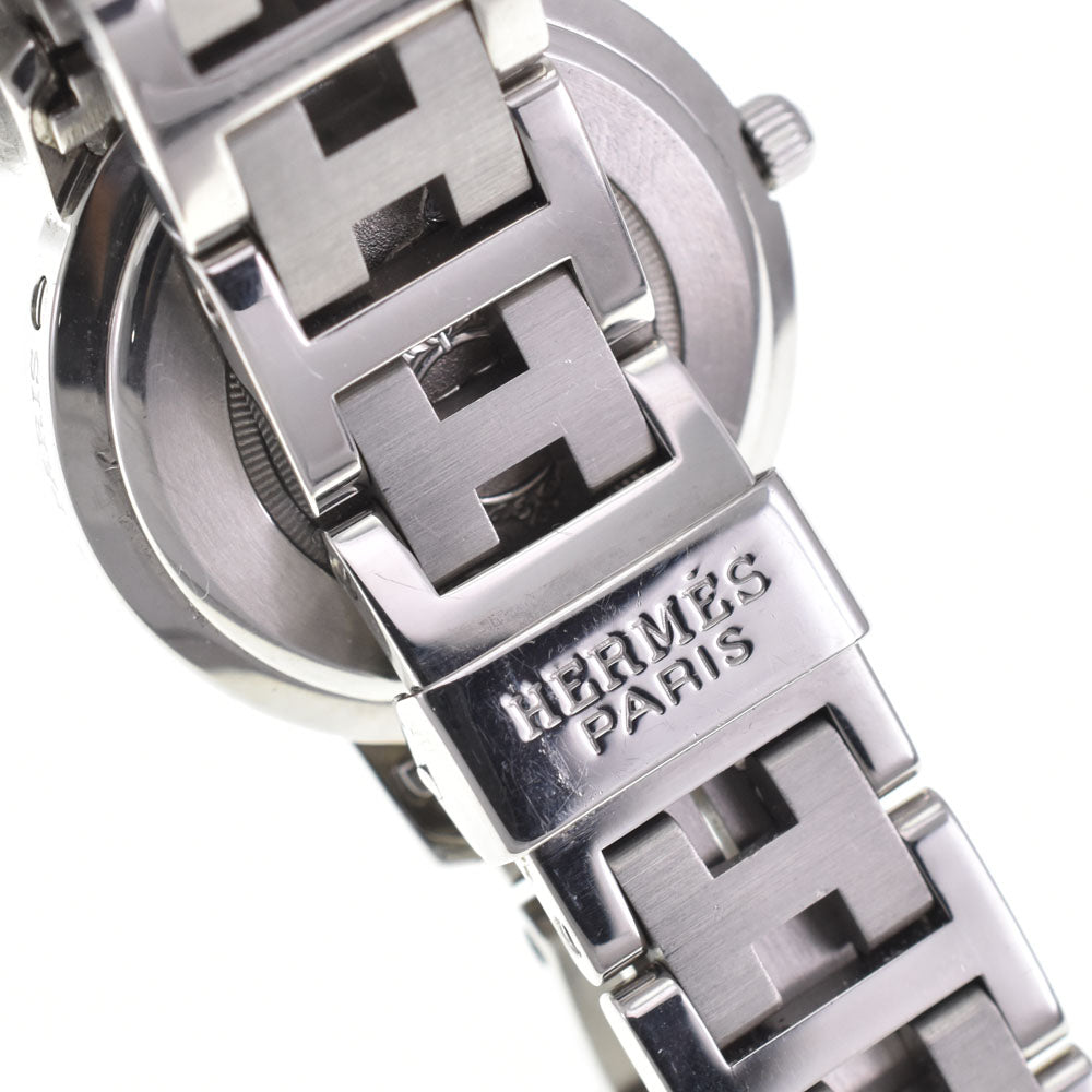 HERMES Clipper CL4.210 D buckle white Dial Quartz Ladies
 Watch O#145817