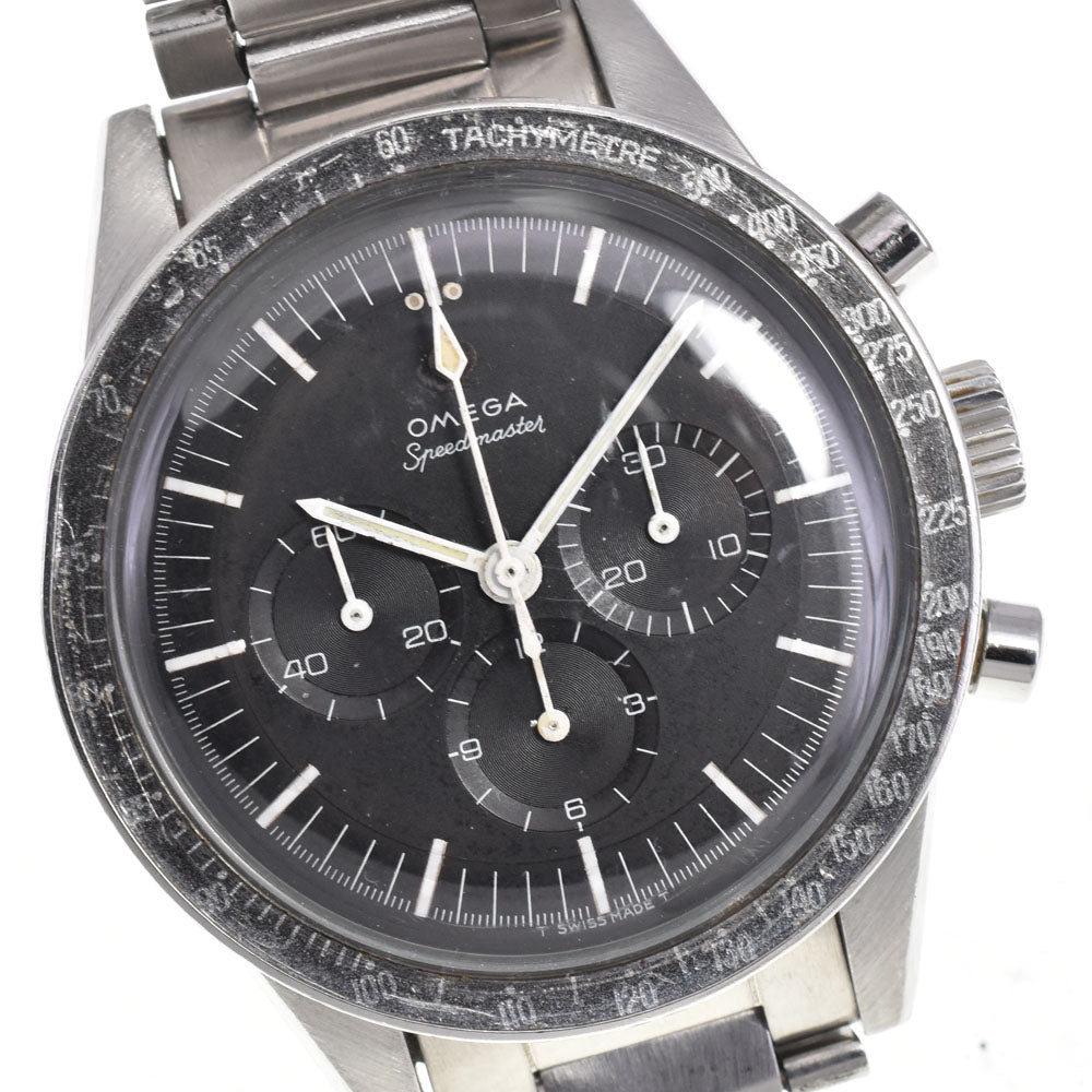 OMEGA Speedmaster ST105.003.65 vintage Cal.321 Caterpillar Bracelet black Dial Hand Winding Men's
 Watch Z#145837