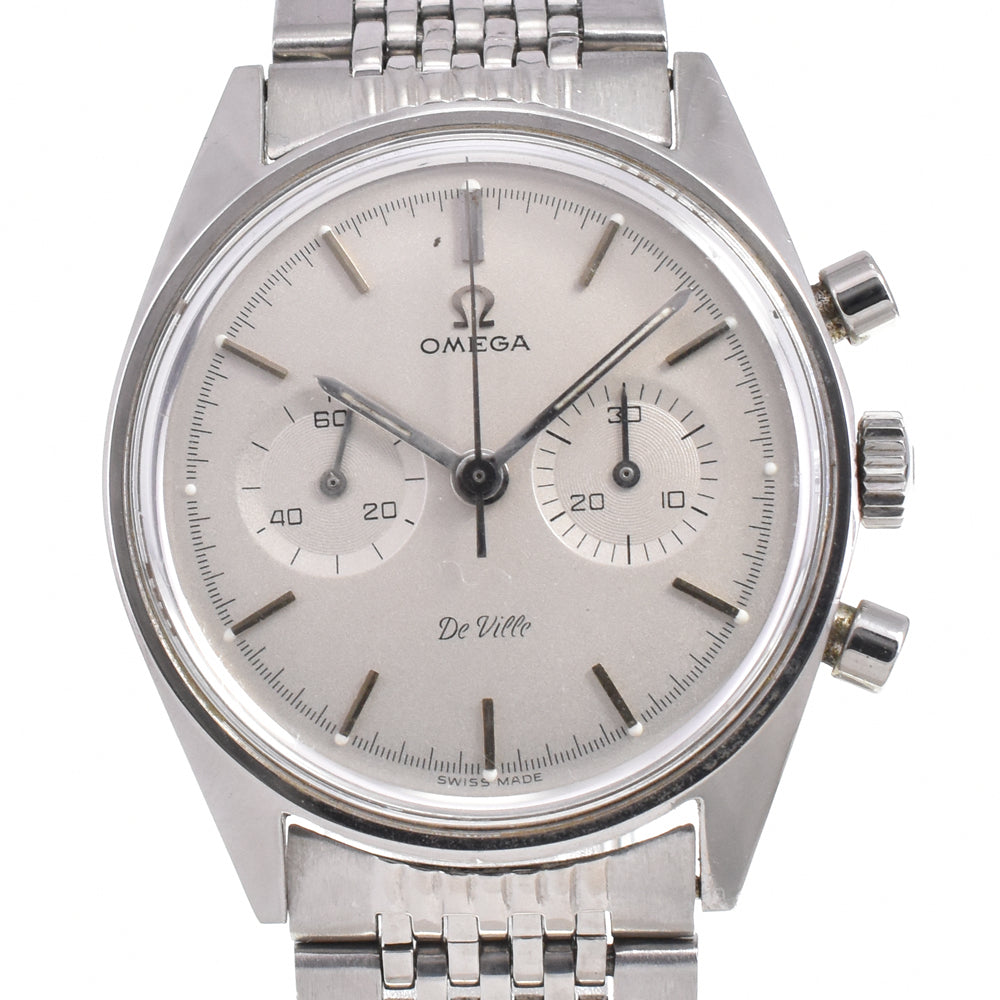OMEGA De Ville 145.017 vintage Chronograph Cal.860 Silver Dial Hand Winding Men's
 Watch Z#145849