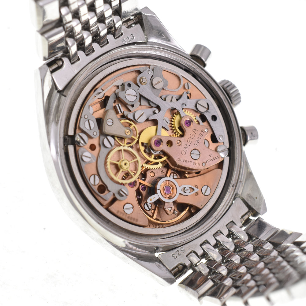 OMEGA De Ville 145.017 vintage Chronograph Cal.860 Silver Dial Hand Winding Men's
 Watch Z#145849