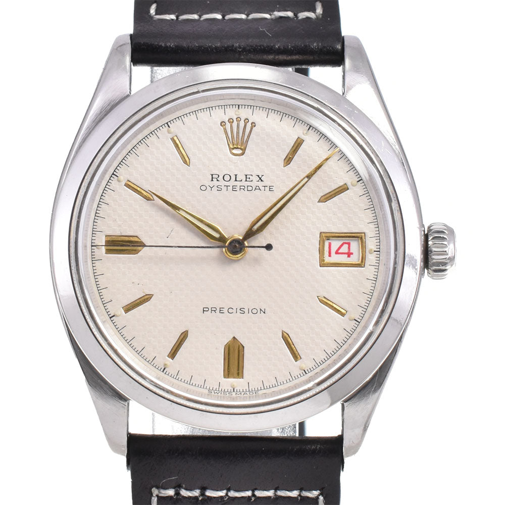 ROLEX Oyster Date 6294 vintage Cal.740 Silver Dial Hand Winding Men's
 Watch M#145858
