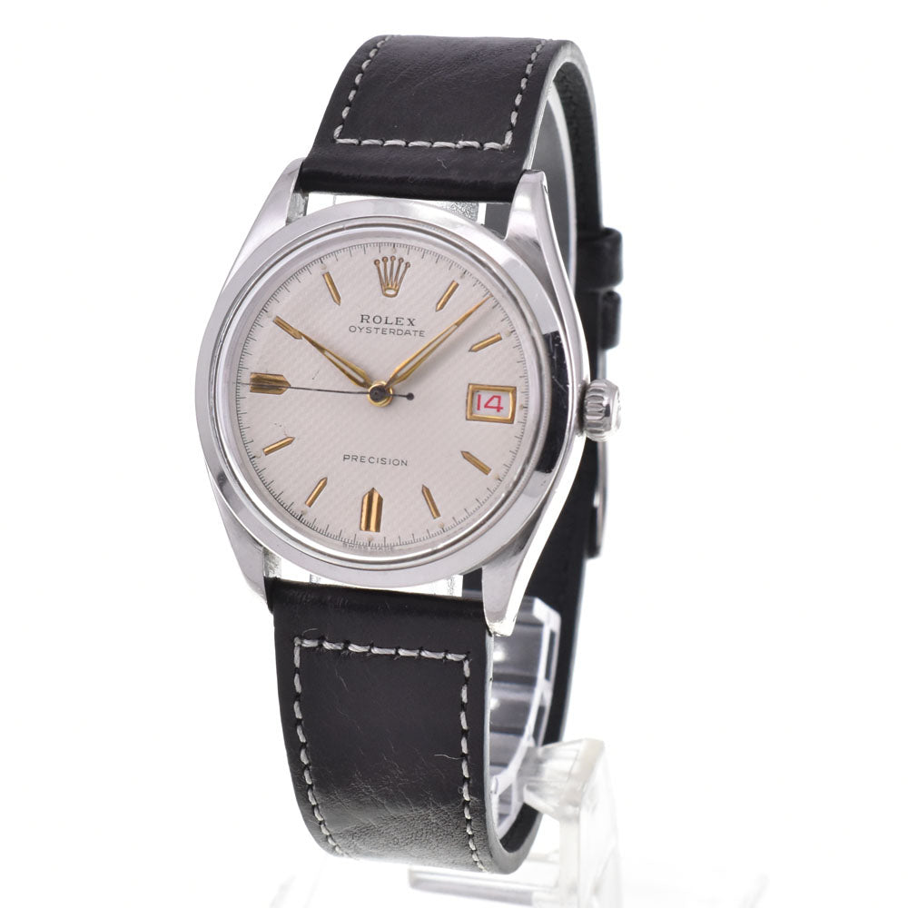 ROLEX Oyster Date 6294 vintage Cal.740 Silver Dial Hand Winding Men's
 Watch M#145858