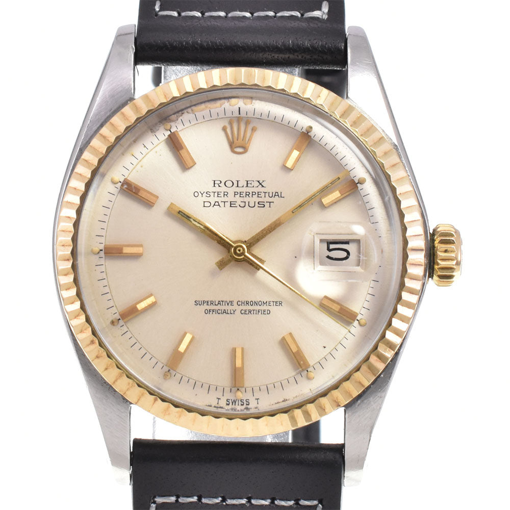 ROLEX DATEJUST 1601 vintage Cal.1570 Silver Dial Automatic Men's
 Watch M#145859