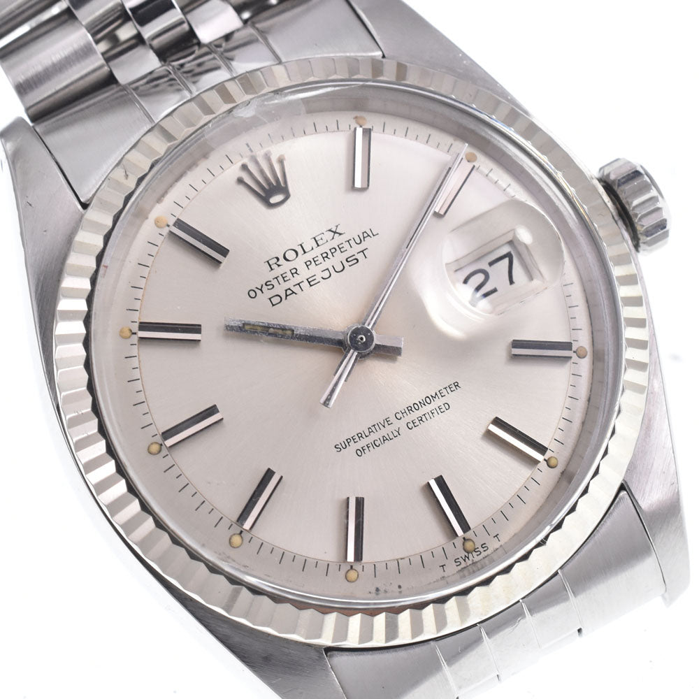 ROLEX DATEJUST 1601 vintage Cal.1570 Silver Dial Automatic Men's
 Watch Q#145860