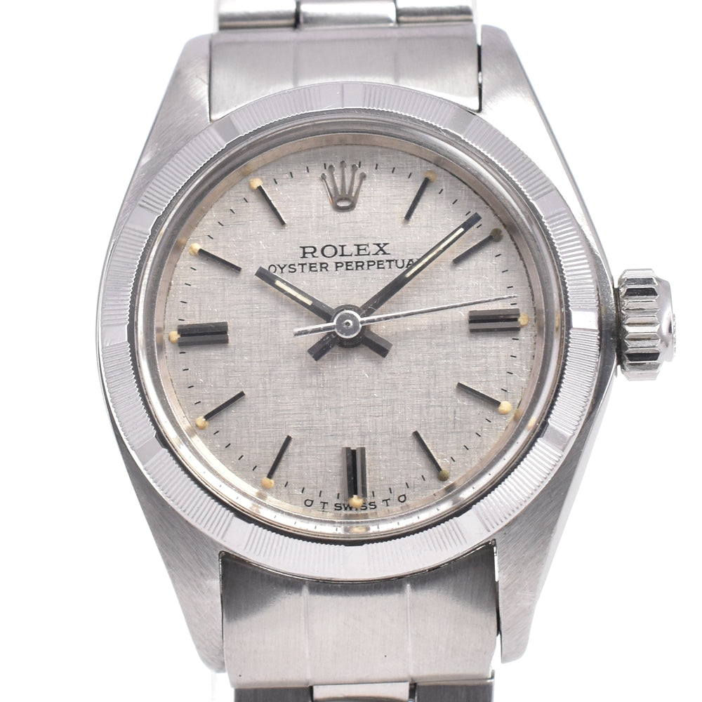 ROLEX Oyster perpetual 6623 Cal.2030 Silver Dial Automatic Ladies
 Watch E#145861