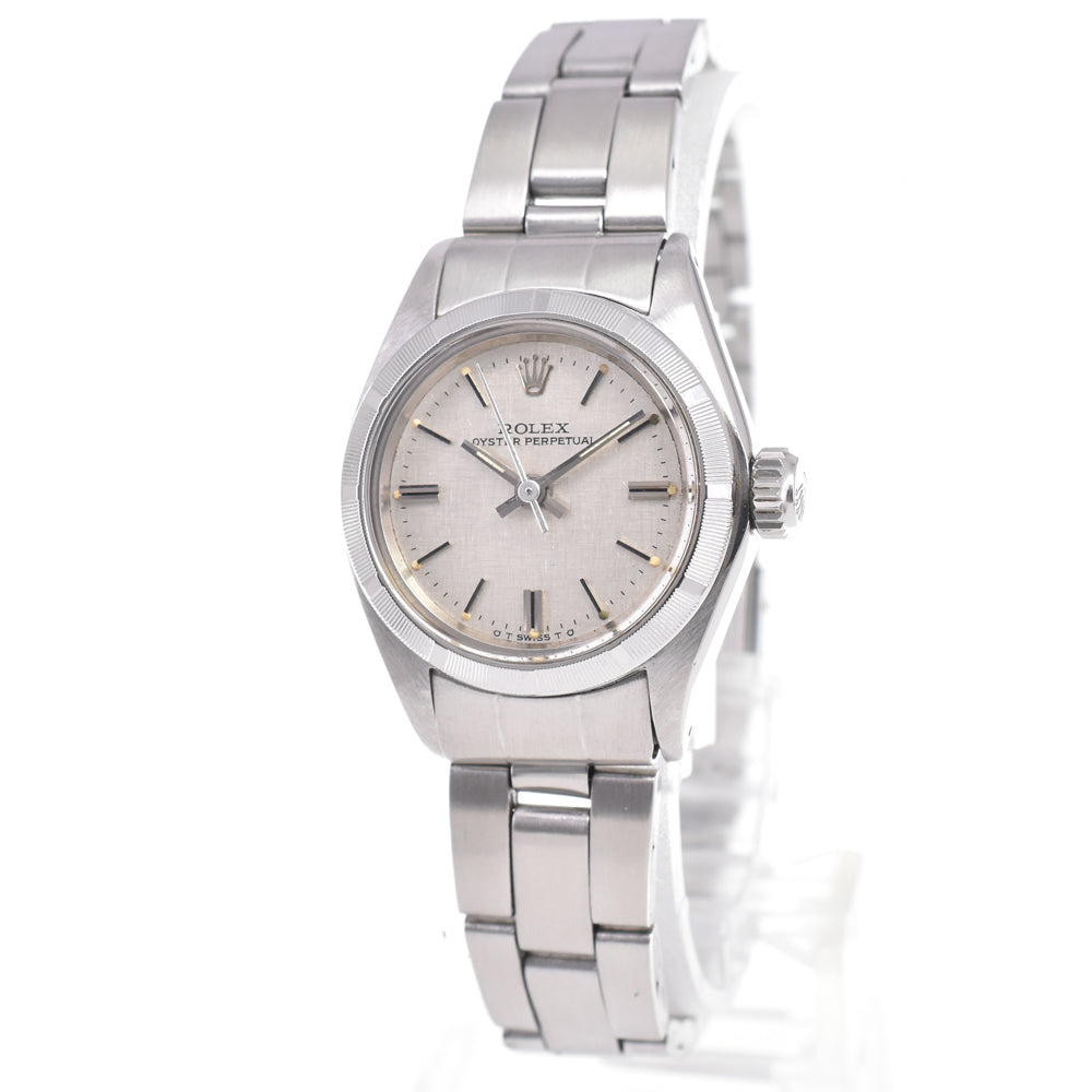 ROLEX Oyster perpetual 6623 Cal.2030 Silver Dial Automatic Ladies
 Watch E#145861