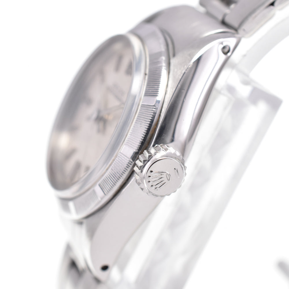ROLEX Oyster perpetual 6623 Cal.2030 Silver Dial Automatic Ladies
 Watch E#145861