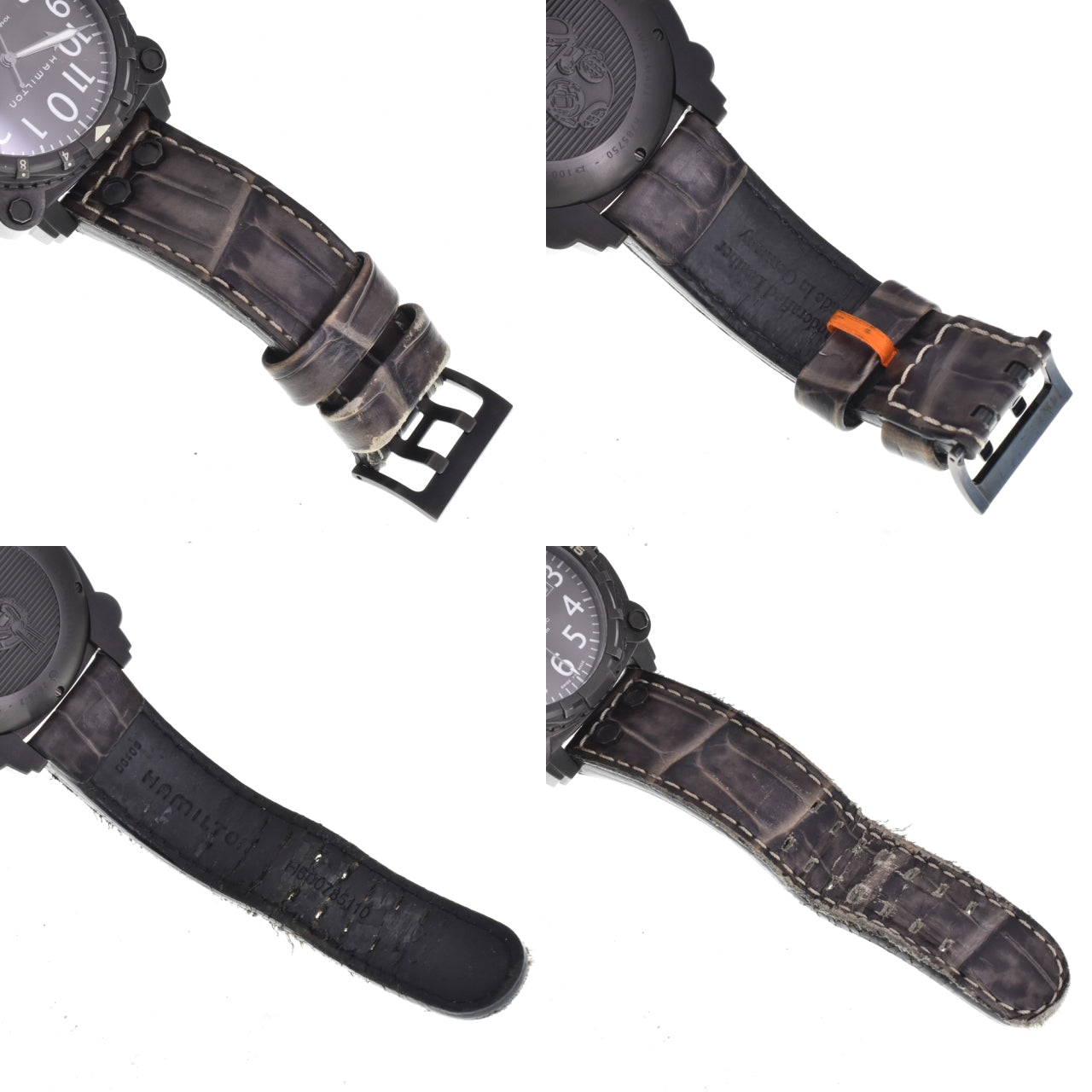 with paper HAMILTON Khaki Below Zero H785750 black Dial Automatic