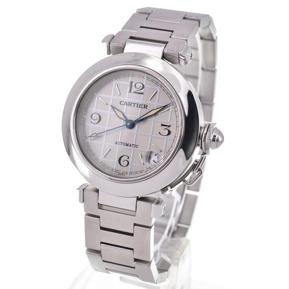 CARTIER Pasha C Date W31023M7 Silver Dial Automatic Unisex
 Watch P#145877