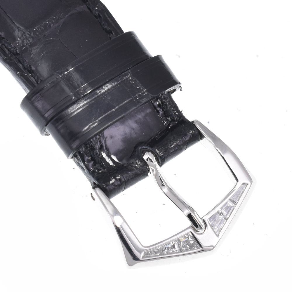 with paper PATEK PHILIPPE Calatrava 5298P-012 Diamond Platinum black Dial Automatic Men's
 Watch Z#145887