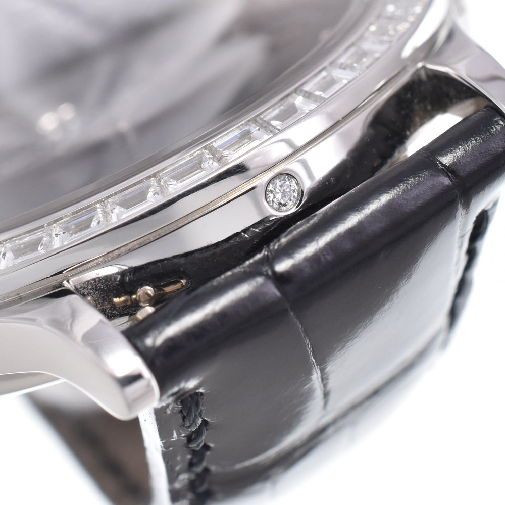 with paper PATEK PHILIPPE Calatrava 5298P-012 Diamond Platinum black Dial Automatic Men's
 Watch Z#145887