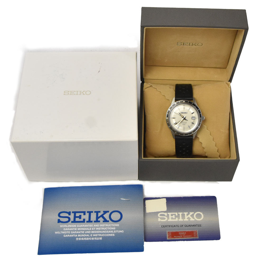 with paper SEIKO Presage 4R34-00B0 Date Silver Dial Automatic Men's
 Watch P#145890