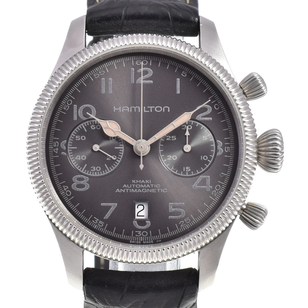 HAMILTON Khaki Pioneer H604160 Chronograph gray Dial Automatic Men's
 Watch N#145894