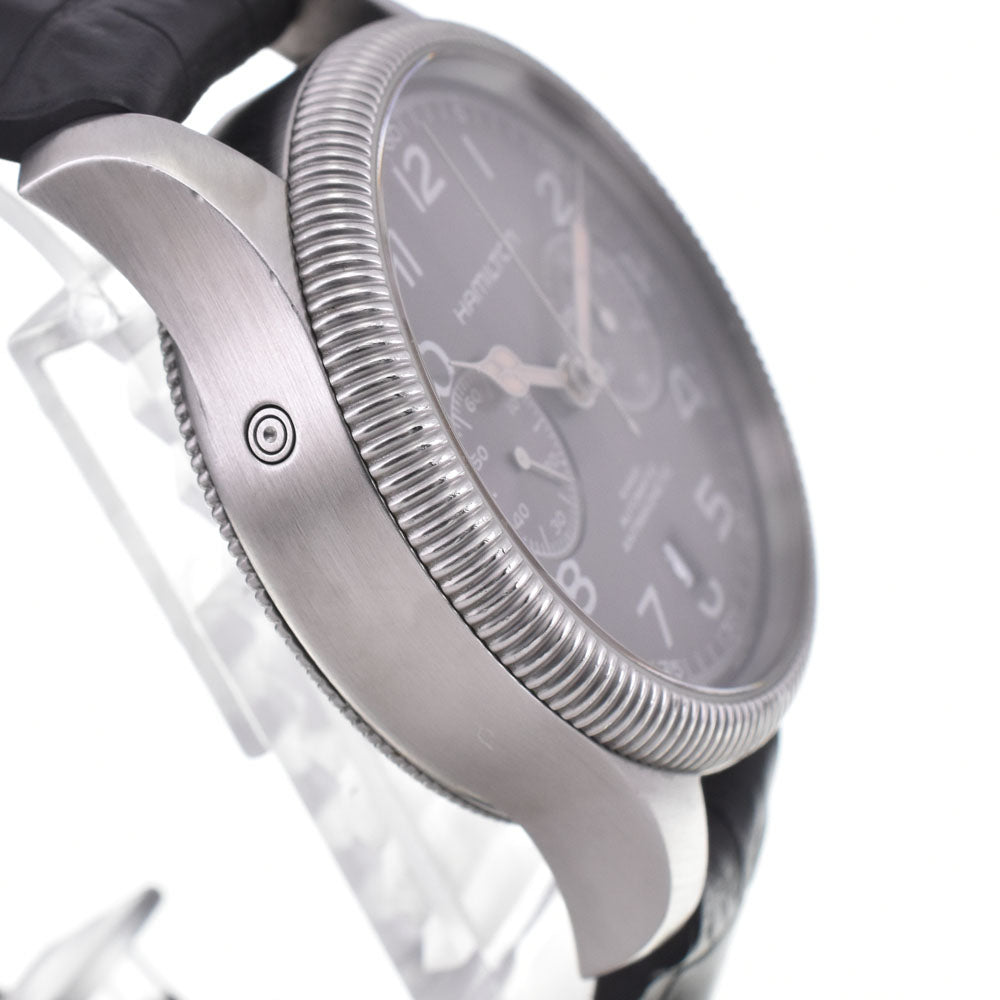 HAMILTON Khaki Pioneer H604160 Chronograph gray Dial Automatic Men's
 Watch N#145894