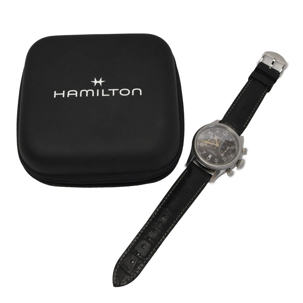 HAMILTON Khaki Pioneer H604160 Chronograph gray Dial Automatic Men's
 Watch N#145894
