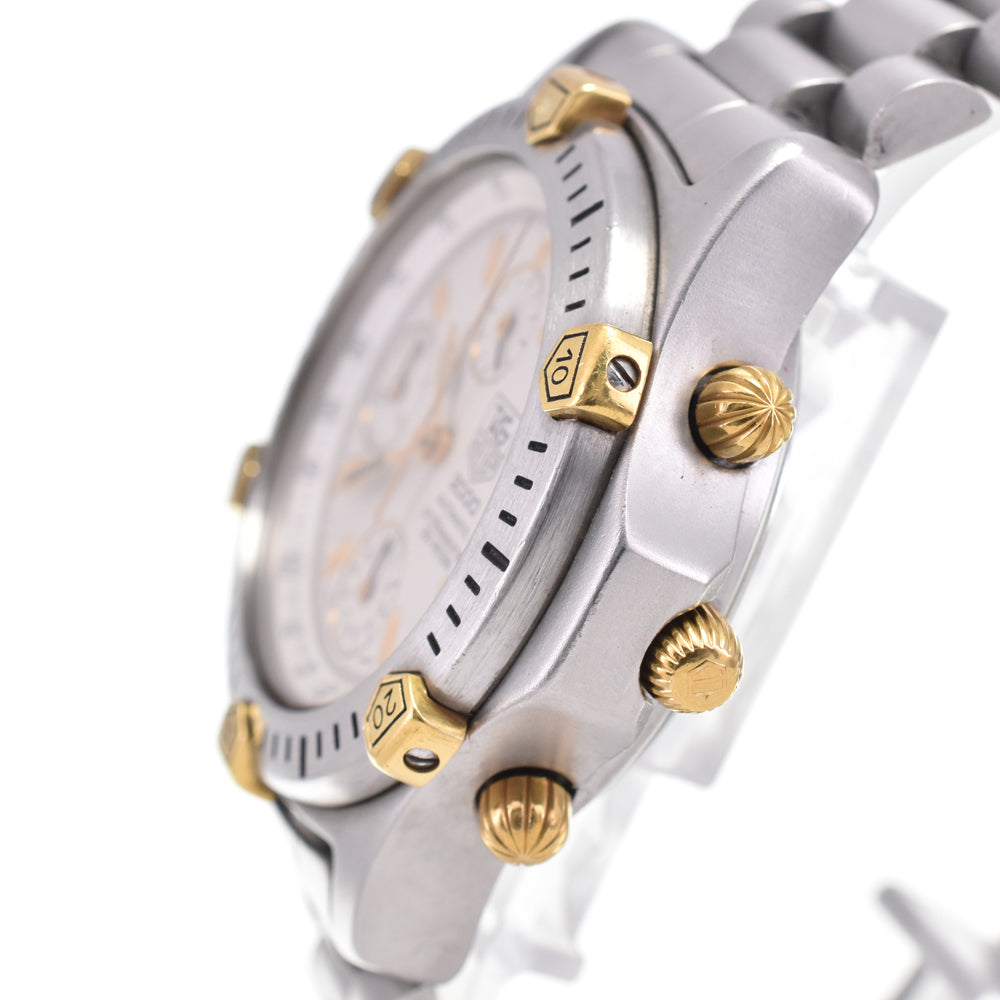 TAG HEUER 2000 Series Professional 165.806/1 Chronograph Silver Dial Automatic Men's
 Watch E#145897