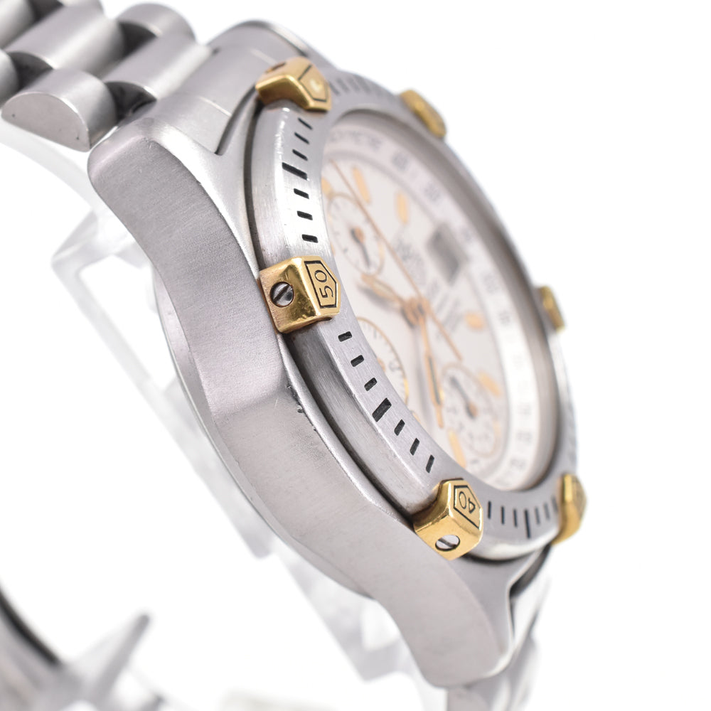 TAG HEUER 2000 Series Professional 165.806/1 Chronograph Silver Dial Automatic Men's
 Watch E#145897