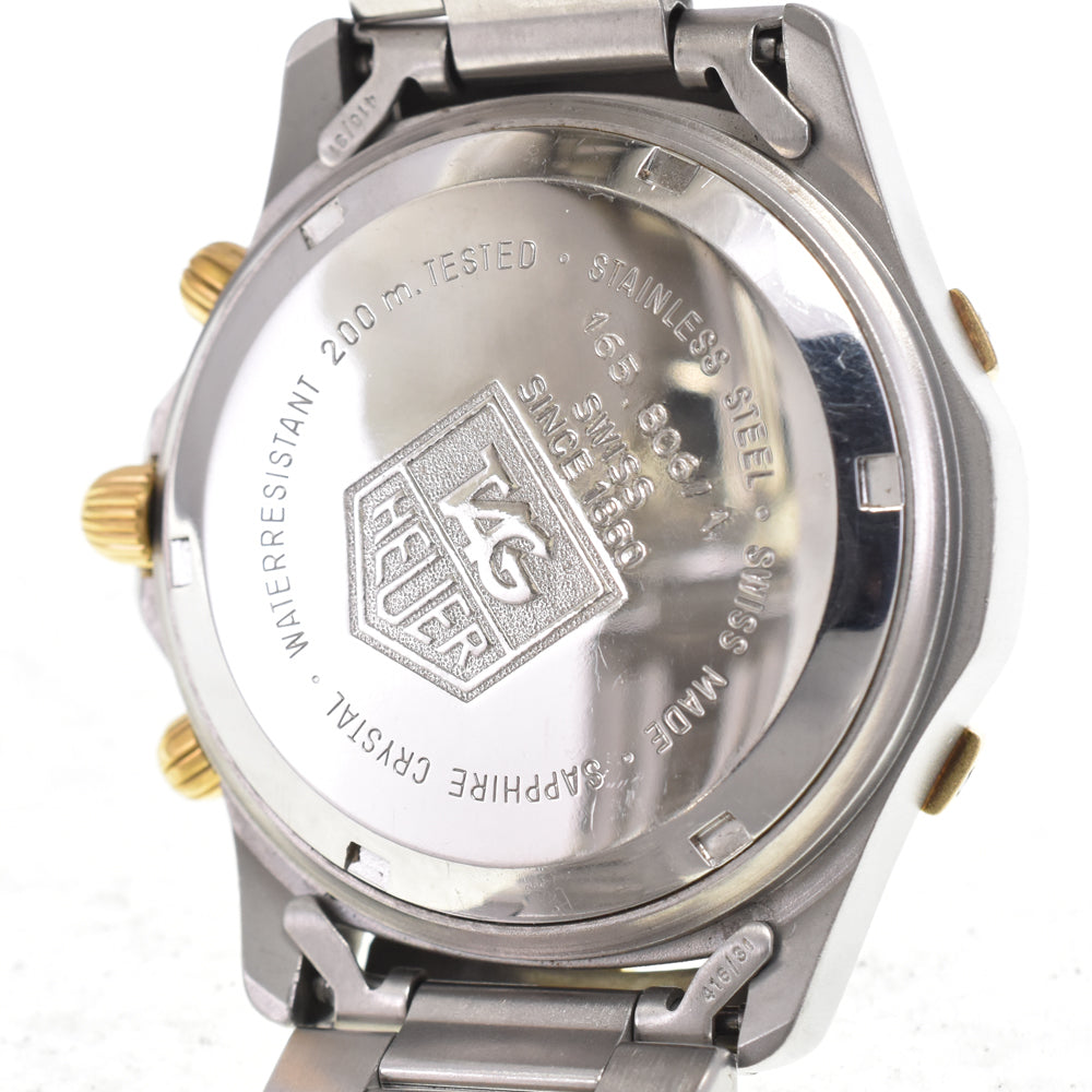 TAG HEUER 2000 Series Professional 165.806/1 Chronograph Silver Dial Automatic Men's
 Watch E#145897
