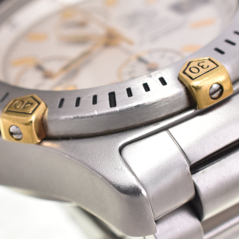 TAG HEUER 2000 Series Professional 165.806/1 Chronograph Silver Dial Automatic Men's
 Watch E#145897