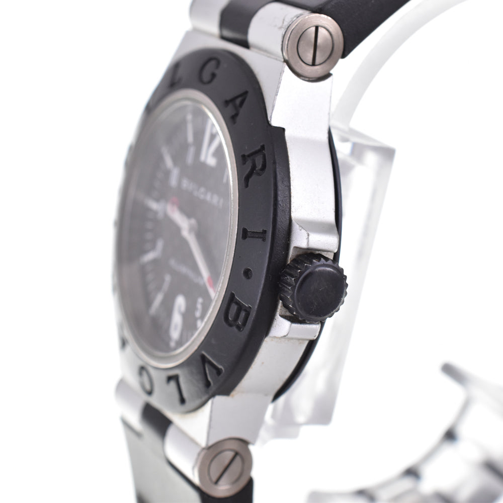 BVLGARI aluminum AL32TA Date black Dial Quartz Unisex
 Watch O#145906