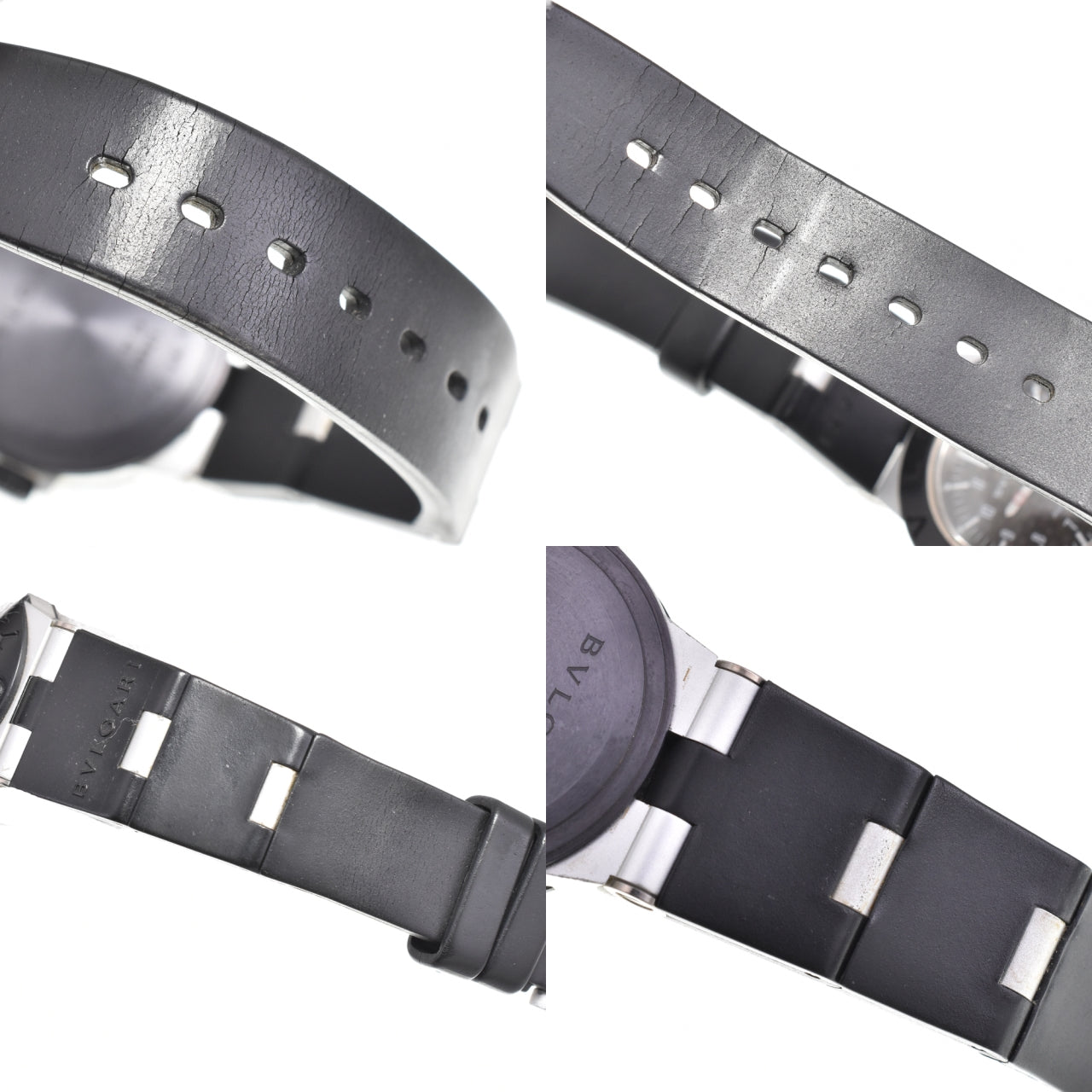BVLGARI aluminum AL32TA Date black Dial Quartz Unisex
 Watch O#145906