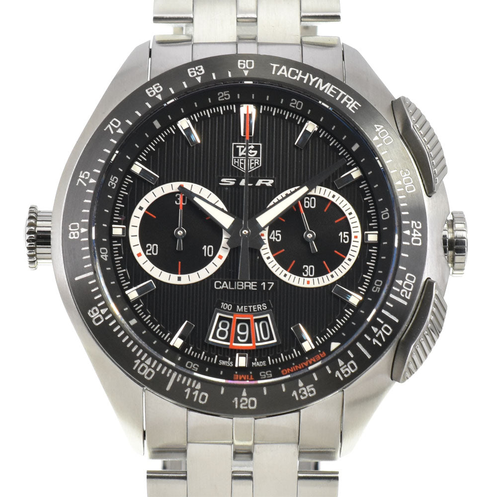 with paper TAG HEUER SLR caliber 17 CAG2010 black Dial Automatic Men's
 Watch Q#145921
